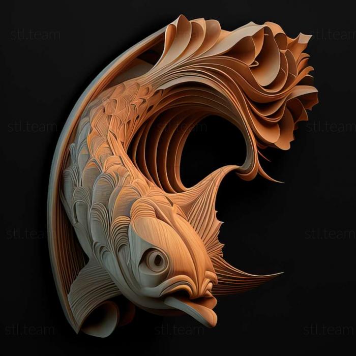 Sickle  shaped shell fish